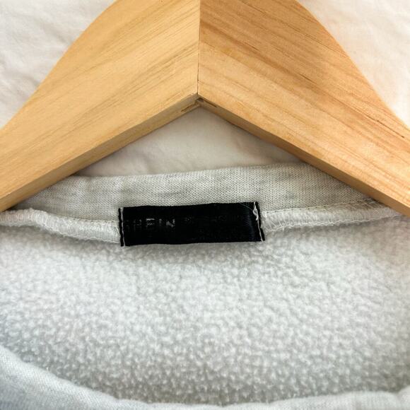 SHEIN Gray Texas Graphic Sweatshirt Women’s Medium USA Flag Pullover Crewneck - Picture 2 of 7